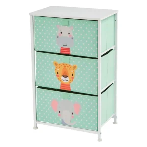 Sale Jungle 3 Drawer Kids Storage Chest Kids Kid’s Furniture