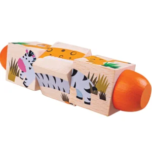 Sale Jungle Twist Blocks Wooden Puzzles And Activity Toys | Activity Toys & Games
