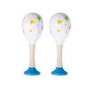Fashion Junior Maraca (One Pair – Blue) Traditional Wooden Toys | Gifts For 5 Yr Olds