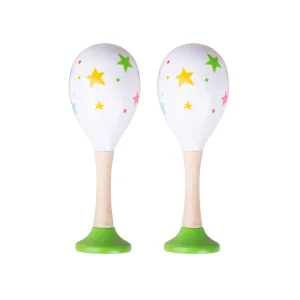 Hot Junior Maraca (One Pair – Green) Traditional Wooden Toys | Toys For 4 Year Olds
