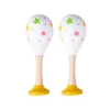 Fashion Junior Maraca (One Pair – Yellow) Traditional Wooden Toys | Gifts For 5 Yr Olds