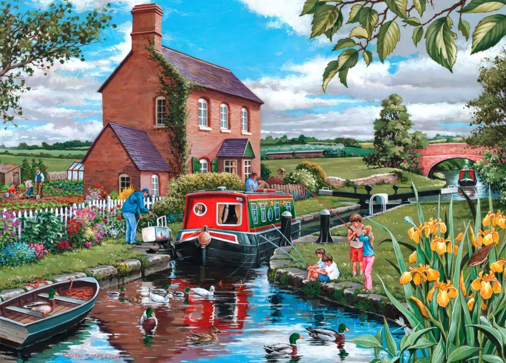 keepers_cottage___piece_j_0.webp New Keepers Cottage – 500 Piece Jigsaw Puzzle Children's Wooden Puzzles