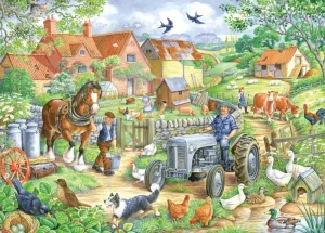 New Keeping Busy – BIG 250 Piece Jigsaw Puzzle Children's Wooden Puzzles