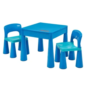 Clearance Kids 5-in-1 Activity Table and 2 Chairs Set Kids Kid’s Furniture