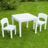 Clearance Kids Plastic Table and 2 Chair Set Kids Kid’s Furniture