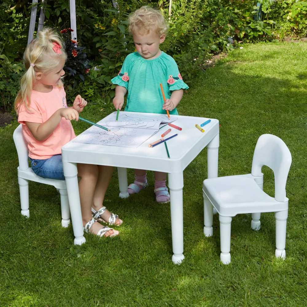 kids_plastic_table_and__c_2.webp Clearance Kids Plastic Table and 2 Chair Set Kids Kid’s Furniture