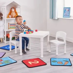 Clearance Kids Plastic Table and 2 Chair Set Kids Kid’s Furniture