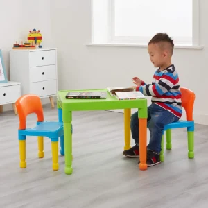 Clearance Kids Plastic Table and 2 Chair Set Kids Kid’s Furniture