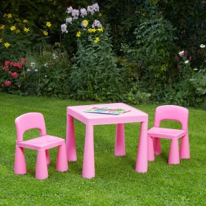 Hot Kids Plastic Table and Chair Set Kids Kid’s Furniture