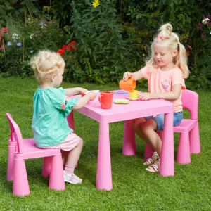 Hot Kids Plastic Table and Chair Set Kids Kid’s Furniture