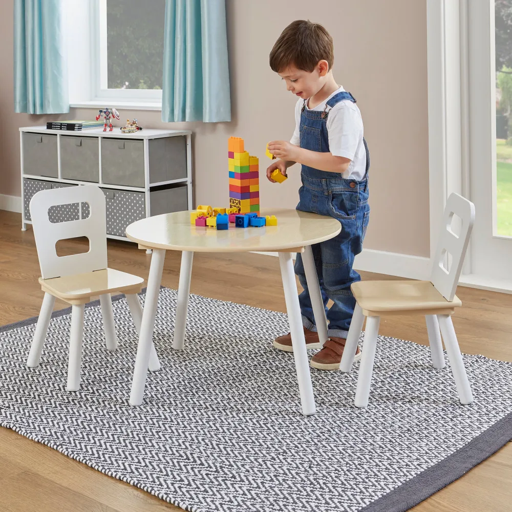 kids_round_table_and_chai_2.webp Sale Kids Round Table and Chair Set Kids Kid’s Furniture