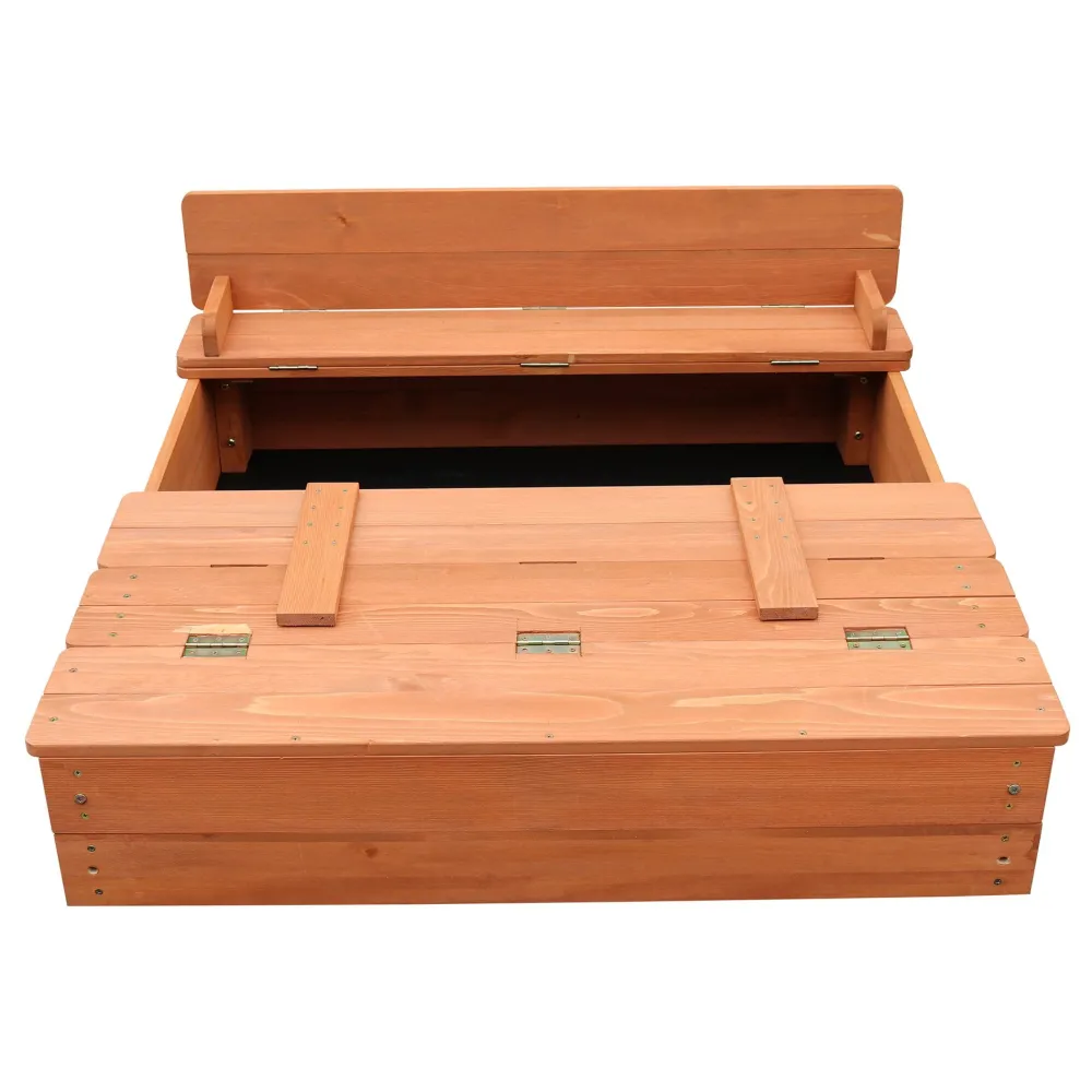 kids_sandpit_with_seating_3.webp Hot Kids Sandpit With Seating and Cover Outdoor Garden Toys