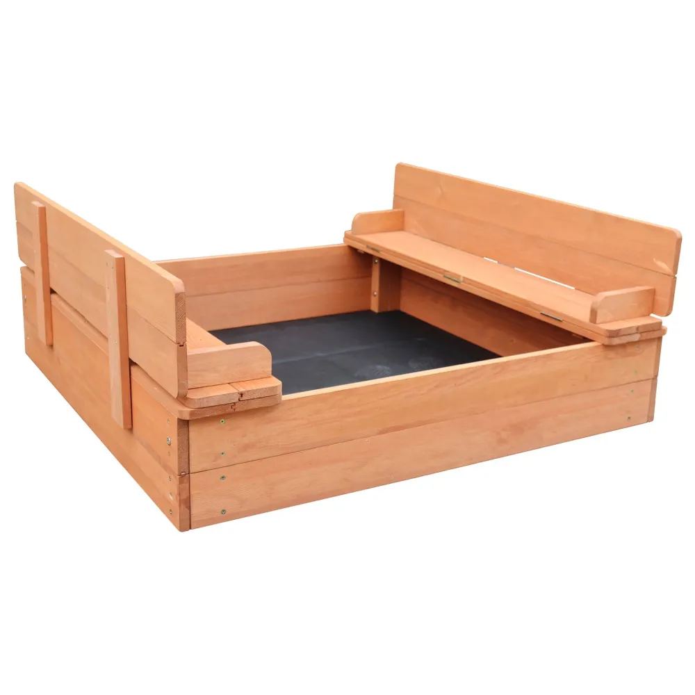 kids_sandpit_with_seating_7.webp Hot Kids Sandpit With Seating and Cover Outdoor Garden Toys