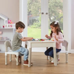Hot Kids Square 5-in-1 Activity Table and 2 Chairs Kids Kid’s Furniture