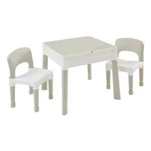 Hot Kids Square 5-in-1 Activity Table and 2 Chairs Kids Kid’s Furniture