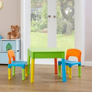 Hot Kids Square 5-in-1 Activity Table and 2 Chairs Kids Kid’s Furniture
