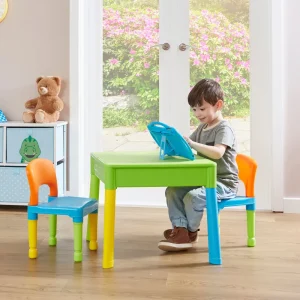 Hot Kids Square 5-in-1 Activity Table and 2 Chairs Kids Kid’s Furniture