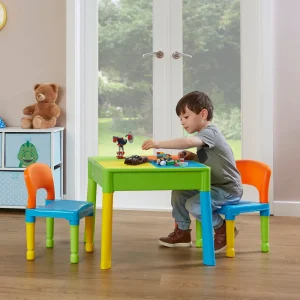Hot Kids Square 5-in-1 Activity Table and 2 Chairs Kids Kid’s Furniture