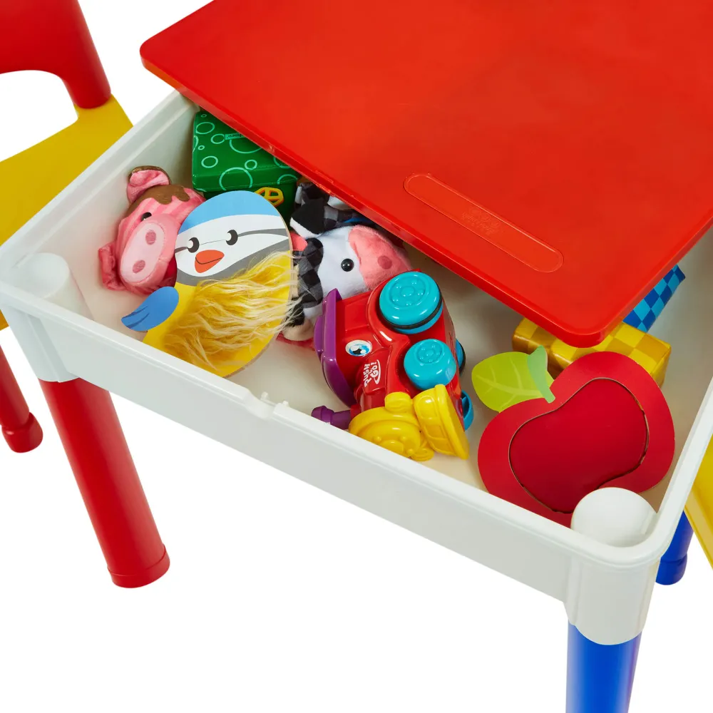 kids_square_in_activity_t_4.webp Hot Kids Square 5-in-1 Activity Table and 2 Chairs Kids Kid’s Furniture