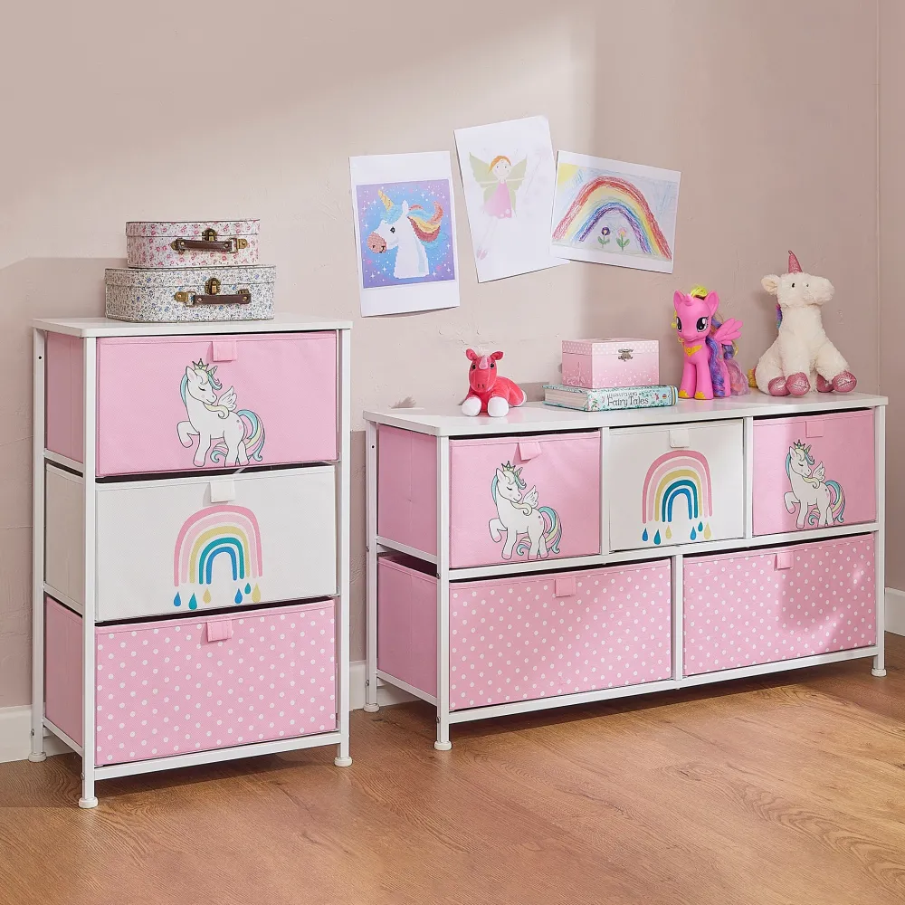kids_unicorn__drawer_stor_6.webp New Kids Unicorn 5 Drawer Storage Chest Kids Kid’s Furniture