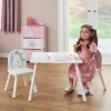 Fashion Kids Unicorn Table and Chair Set Kids Kid’s Furniture