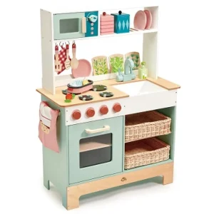 Discount Kitchen Range Wooden Toy Food Sets | Shopping Role Play