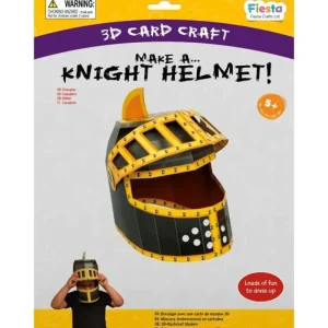 Clearance Knight Helmet 3D Mask Card Craft Kids Arts And Crafts Sets For Kids