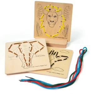 Discount Lacing by Numbers – Jungle Kids Wooden Puzzles And Activity Toys | Kids Learning Numbers And Letter