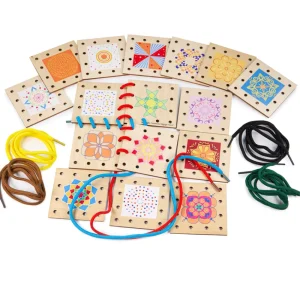 Sale Lacing Tiles Wooden Puzzles And Activity Toys