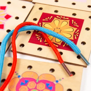 Sale Lacing Tiles Wooden Puzzles And Activity Toys