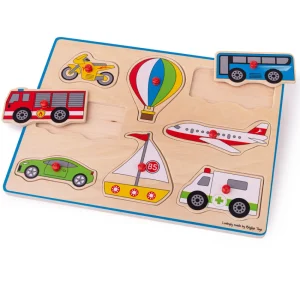 Best Lift Out Puzzle – Transport Wooden Puzzles And Activity Toys | Children's Wooden Puzzles