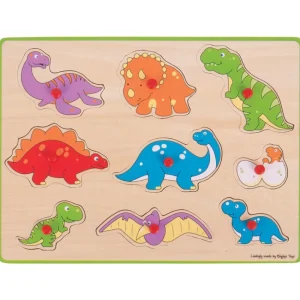 Best Lift Out Puzzle (Dinosaurs) Wooden Puzzles And Activity Toys | Children's Wooden Puzzles