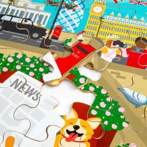 New London City Floor Puzzle Wooden Puzzles And Activity Toys | Children's Wooden Puzzles