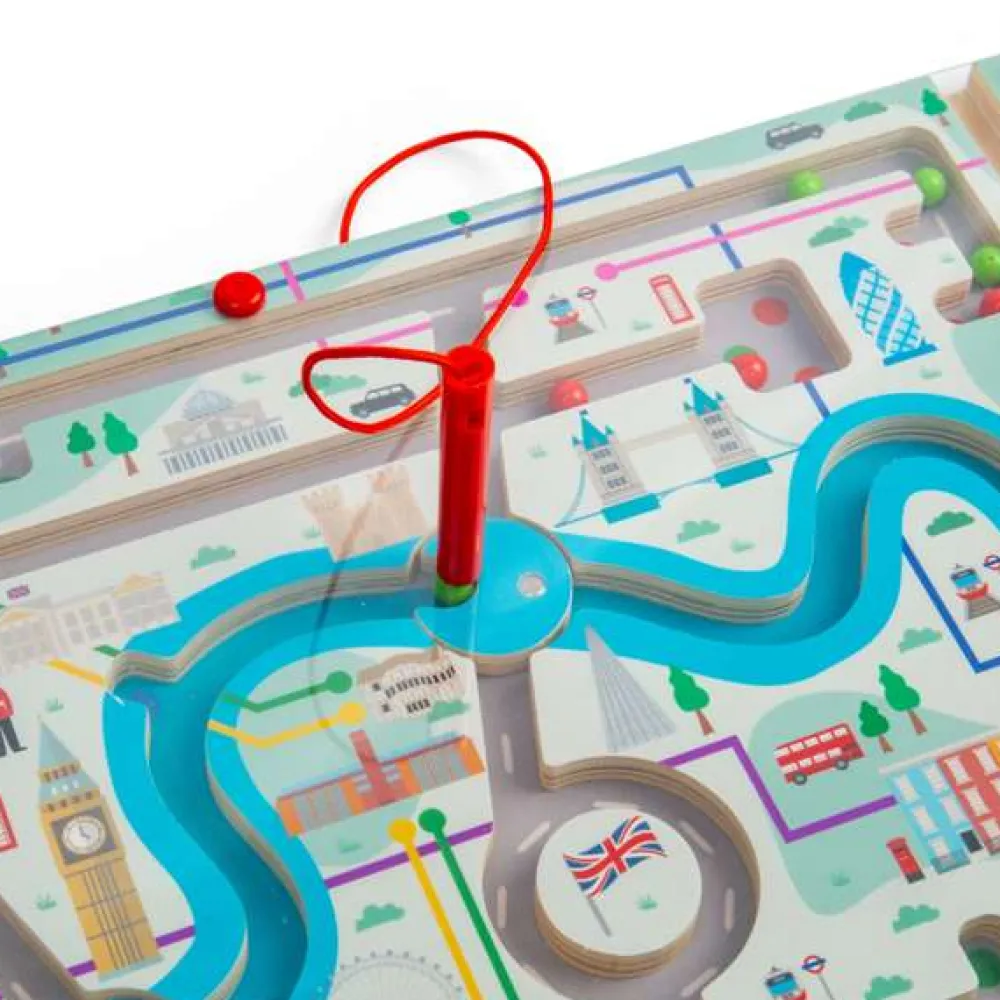 london_maze_puzzle_2.webp Hot London Maze Puzzle Wooden Puzzles And Activity Toys | Children's Wooden Puzzles