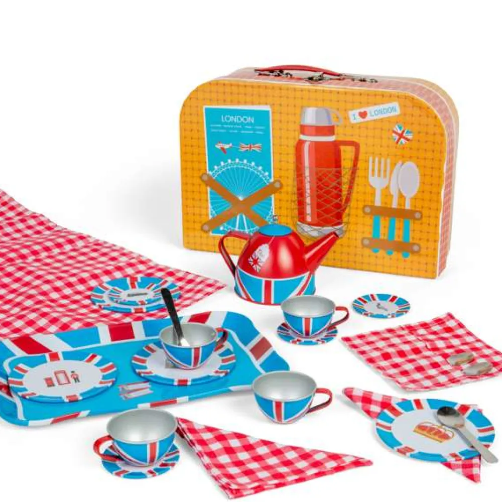 london_tin_tea_set_1.webp Outlet London Tin Tea Set Play Shop Cook And Share | Pretend Play Kitchens