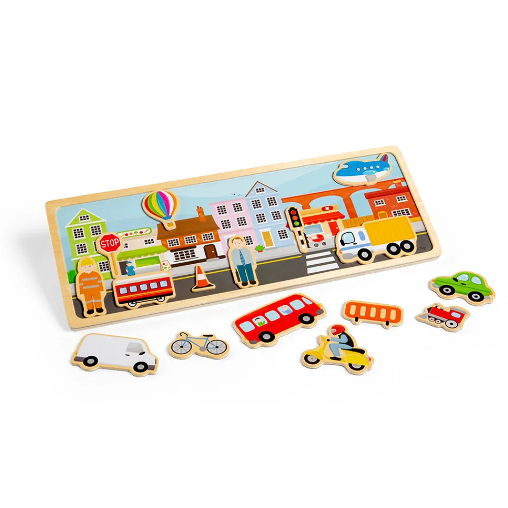 magnetic_board__city_0.webp Clearance Magnetic Board – City Wooden Puzzles And Activity Toys | Activity Toys & Games
