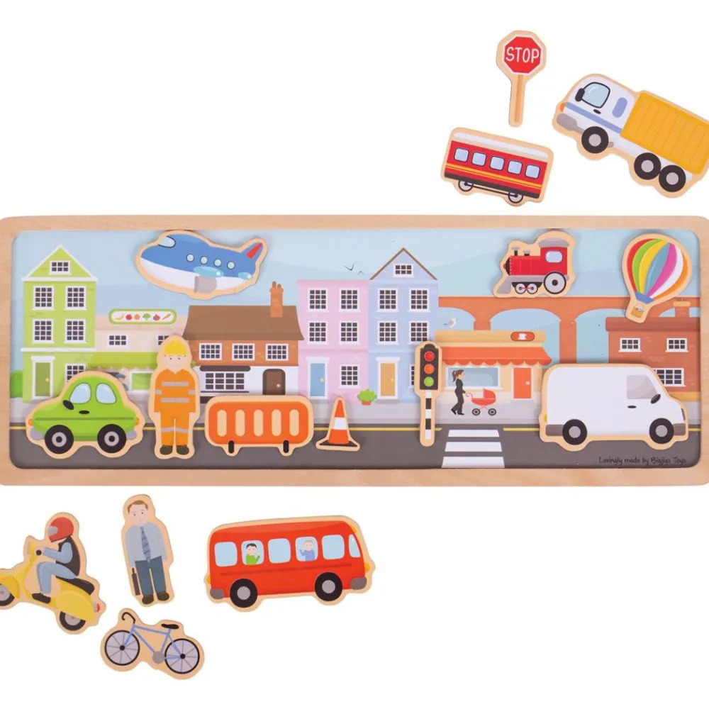 magnetic_board__city_1.webp Clearance Magnetic Board – City Wooden Puzzles And Activity Toys | Activity Toys & Games