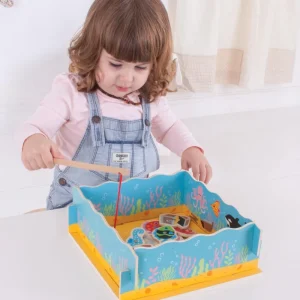 Sale Magnetic Fishing Game with Base Traditional Wooden Games