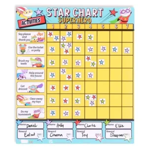 Sale Magnetic Superhero Star Chart Kids Arts And Crafts Sets For Kids