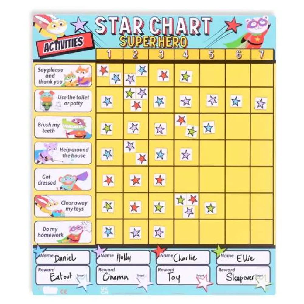 magnetic_superhero_star_c_0.webp Sale Magnetic Superhero Star Chart Kids Arts And Crafts Sets For Kids