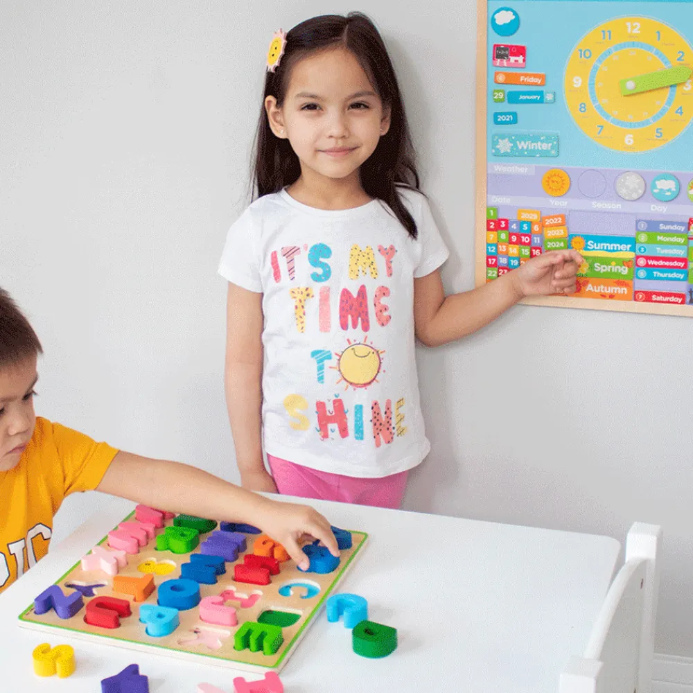 magnetic_weather_board_5.webp Clearance Magnetic Weather Board Wooden Puzzles And Activity Toys | Activity Toys & Games
