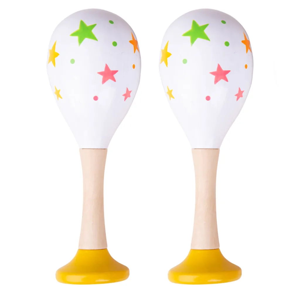 maraca_one_pair__yellow_0.webp Outlet Maraca (One Pair – Yellow) Traditional Wooden Toys | Gifts For 5 Yr Olds