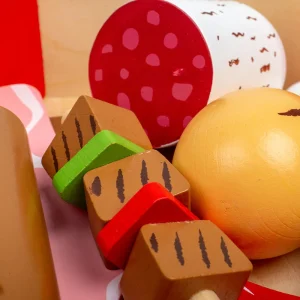 Discount Meat Crate Wooden Toy Food Sets | Shopping Role Play