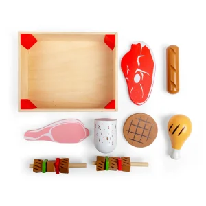 Discount Meat Crate Wooden Toy Food Sets | Shopping Role Play