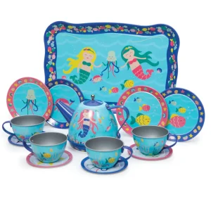 Outlet Mermaid Tin Tea Set Pretend Play Kitchens