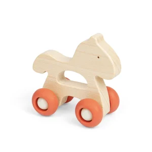 Fashion Mini Animal Push Alongs – Horse Traditional Wooden Toys | Wooden Push And Pull Along Toys