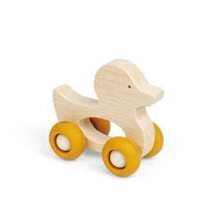 Best Mini Animal Push Alongs – Duck Traditional Wooden Toys | Wooden Push And Pull Along Toys
