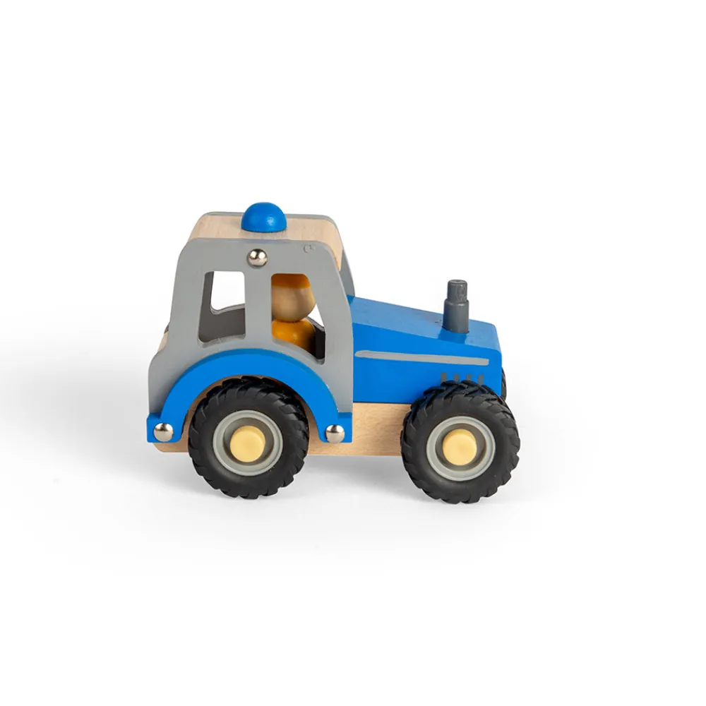 mini_blue_tractor_1.webp Discount Mini Blue Tractor Wooden Puzzles And Activity Toys | Wooden Toy Cars For Children