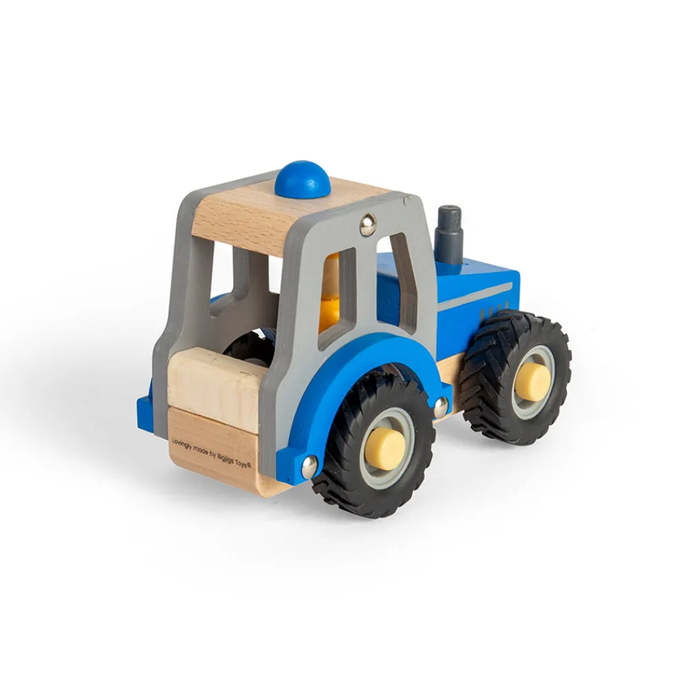 mini_blue_tractor_2.webp Discount Mini Blue Tractor Wooden Puzzles And Activity Toys | Wooden Toy Cars For Children