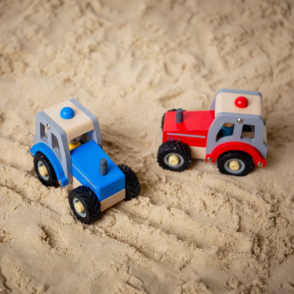 mini_blue_tractor_3.webp Discount Mini Blue Tractor Wooden Puzzles And Activity Toys | Wooden Toy Cars For Children